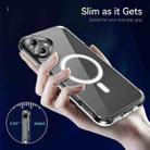 For iPhone 16 MagSafe Clear Acrylic PC +TPU Phone Case(Transparent) - 3