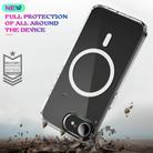 For iPhone 16e MagSafe Clear Acrylic PC +TPU Phone Case(Transparent) - 3