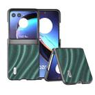 For Motorola Razr 40 Ultra ABEEL Galactic Pattern Protective Phone Case(Green) - 1
