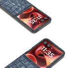 For Motorola Razr 60 Ultra ABEEL Crocodile Texture Genuine Leather Phone Case(Blue) - 3