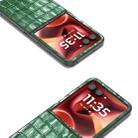 For Motorola Razr 60 Ultra ABEEL Crocodile Texture Genuine Leather Phone Case(Green) - 3