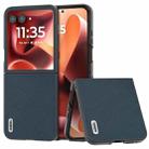 For Motorola Razr 60 Ultra ABEEL Genuine Leather + PC Litchi Texture Phone Case(Green) - 1