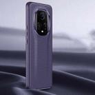 For Honor Magic5 Ultimate Litchi Texture Genuine Leather Phone Case(Purple) - 1