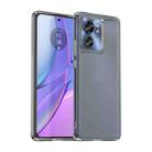 For Motorola Edge 40 Candy Series TPU Phone Case(Transparent Grey) - 1