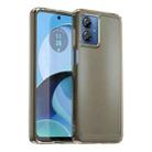 For Motorola Moto G14 Candy Series TPU Phone Case(Transparent Grey) - 1