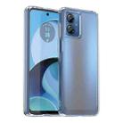 For Motorola Moto G14 Candy Series TPU Phone Case(Transparent) - 1