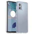 For Motorola Moto G53j Candy Series TPU Phone Case(Transparent) - 1