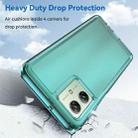 For Motorola Moto G64 5G Candy Series TPU Phone Case(Transparent Blue) - 3