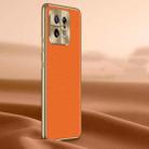 For Xiaomi 13 Litchi Texture Genuine Leather Phone Case(Orange) - 1