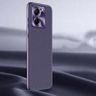 For Xiaomi Redmi K60 Ultra Litchi Texture Genuine Leather Phone Case(Purple) - 1