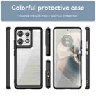 For Motorola Moto Edge 50 Pro Colorful Series Acrylic Hybrid TPU Phone Case(Black) - 2