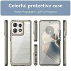 For Motorola Moto Edge 50 Pro Colorful Series Acrylic Hybrid TPU Phone Case(Transparent Grey) - 2