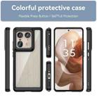 For Motorola Edge 50 Ultra Global Colorful Series Acrylic Hybrid TPU Phone Case(Black) - 2