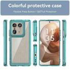 For Motorola Edge 50 Ultra Global Colorful Series Acrylic Hybrid TPU Phone Case(Transparent Blue) - 2