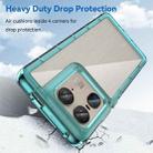 For Motorola Edge 50 Ultra Global Colorful Series Acrylic Hybrid TPU Phone Case(Transparent Blue) - 3