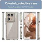 For Motorola Edge 50 Ultra Global Colorful Series Acrylic Hybrid TPU Phone Case(Transparent) - 2