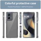 For Motorola Edge 2024 Colorful Series Acrylic Hybrid TPU Phone Case(Transparent) - 2