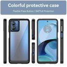 For Motorola Moto G14 Colorful Series Acrylic Hybrid TPU Phone Case(Black) - 2