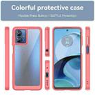 For Motorola Moto G14 Colorful Series Acrylic Hybrid TPU Phone Case(Red) - 2