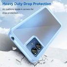 For Motorola Moto G14 Colorful Series Acrylic Hybrid TPU Phone Case(Blue) - 3
