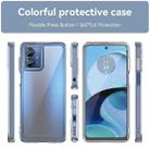 For Motorola Moto G14 Colorful Series Acrylic Hybrid TPU Phone Case(Transparent) - 2