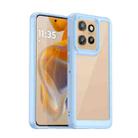 For Motorola Moto S50 Colorful Series Acrylic Hybrid TPU Phone Case(Blue) - 1