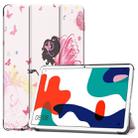 For Huawei MatePad 10.4 Colored Drawing Horizontal Flip Leather Case, with Three-folding Holder & Sleep / Wake-up Function(Fairy Girl) - 1