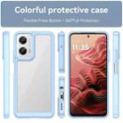 For Motorola Moto G35 5G Colorful Series Acrylic Hybrid TPU Phone Case(Blue) - 2