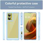 For Motorola Moto G85 Colorful Series Acrylic Hybrid TPU Phone Case(Blue) - 2