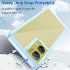 For Motorola S50 Neo Colorful Series Acrylic Hybrid TPU Phone Case(Blue) - 3