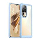 For OPPO Reno10 Pro Global / Reno10 Global  Colorful Series Acrylic + TPU Phone Case(Blue) - 1