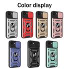 For iPhone 16e Sliding Camera Cover Design TPU+PC Phone Case(Red) - 2
