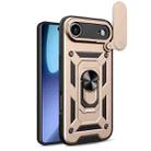 For iPhone 17 Air Sliding Camera Cover Design TPU+PC Phone Case(Gold) - 1