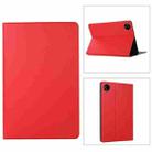 For vivo Pad 2 12.1 Voltage Elastic Texture Flip Tablet Leather Case(Red) - 1