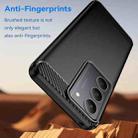 For Realme C75x Carbon Fiber Brushed Texture TPU Phone Case(Black) - 3