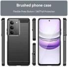 For Realme V60 Pro Carbon Fiber Brushed Texture TPU Phone Case(Black) - 2