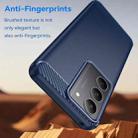 For Realme V60 Pro Carbon Fiber Brushed Texture TPU Phone Case(Blue) - 3