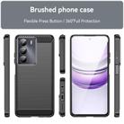 For Realme V70 Carbon Fiber Brushed Texture TPU Phone Case(Black) - 2