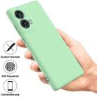 For Motorola Moto G85 Pure Color Liquid Silicone Shockproof Phone Case(Green) - 2