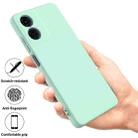 For Motorola Moto E14 Pure Color Liquid Silicone Shockproof Phone Case(Green) - 2