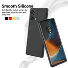 For Motorola S50 Neo Pure Color Liquid Silicone Shockproof Phone Case(Black) - 3
