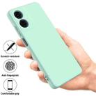 For Motorola Moto G04S 4G / E14 4G Solid Color Liquid Silicone Dropproof Full Coverage Phone Case(Green) - 2