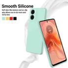 For Motorola Moto G04S 4G / E14 4G Solid Color Liquid Silicone Dropproof Full Coverage Phone Case(Green) - 3