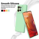 For Motorola Moto G56 5G Solid Color Liquid Silicone Dropproof Full Coverage Phone Case(Green) - 3