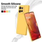 For Motorola Moto G86 5G Solid Color Liquid Silicone Dropproof Full Coverage Phone Case(Yellow) - 3