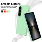 For Sony Xperia 1 VII Pure Color Liquid Silicone Shockproof Phone Case(Green) - 3