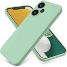 For Xiaomi Poco F5 5G Pure Color Liquid Silicone Shockproof Phone Case(Green) - 1