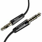 Yesido YAU15 3.5mm Male to 3.5mm Male Audio Cable, Length:2m(Black) - 1