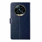 For Realme 13 Pro 5G / 13 Pro+ 5G HT01 Y-shaped Pattern Flip Leather Phone Case(Blue) - 3