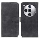 For OPPO Find X7 KHAZNEH Retro Texture Flip Leather Phone Case(Black) - 1